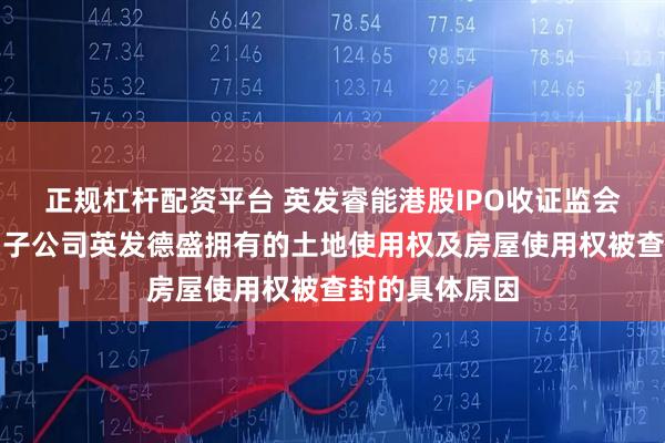 正规杠杆配资平台 英发睿能港股IPO收证监会反馈：需说明子公司英发德盛拥有的土地使用权及房屋使用权被查封的具体原因